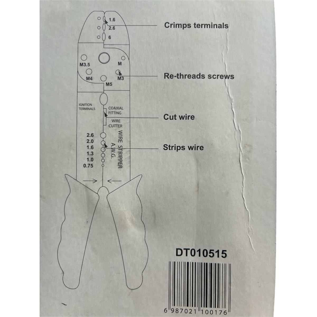 Pinza pela cable - Diesel Tools 8"