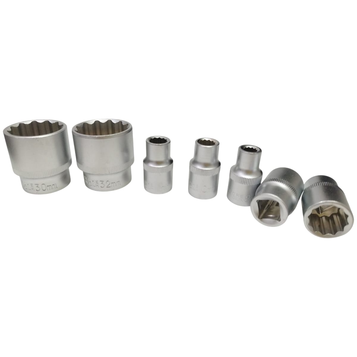 Copas Estriadas cuadrante de 1/2 x 19 Piezas