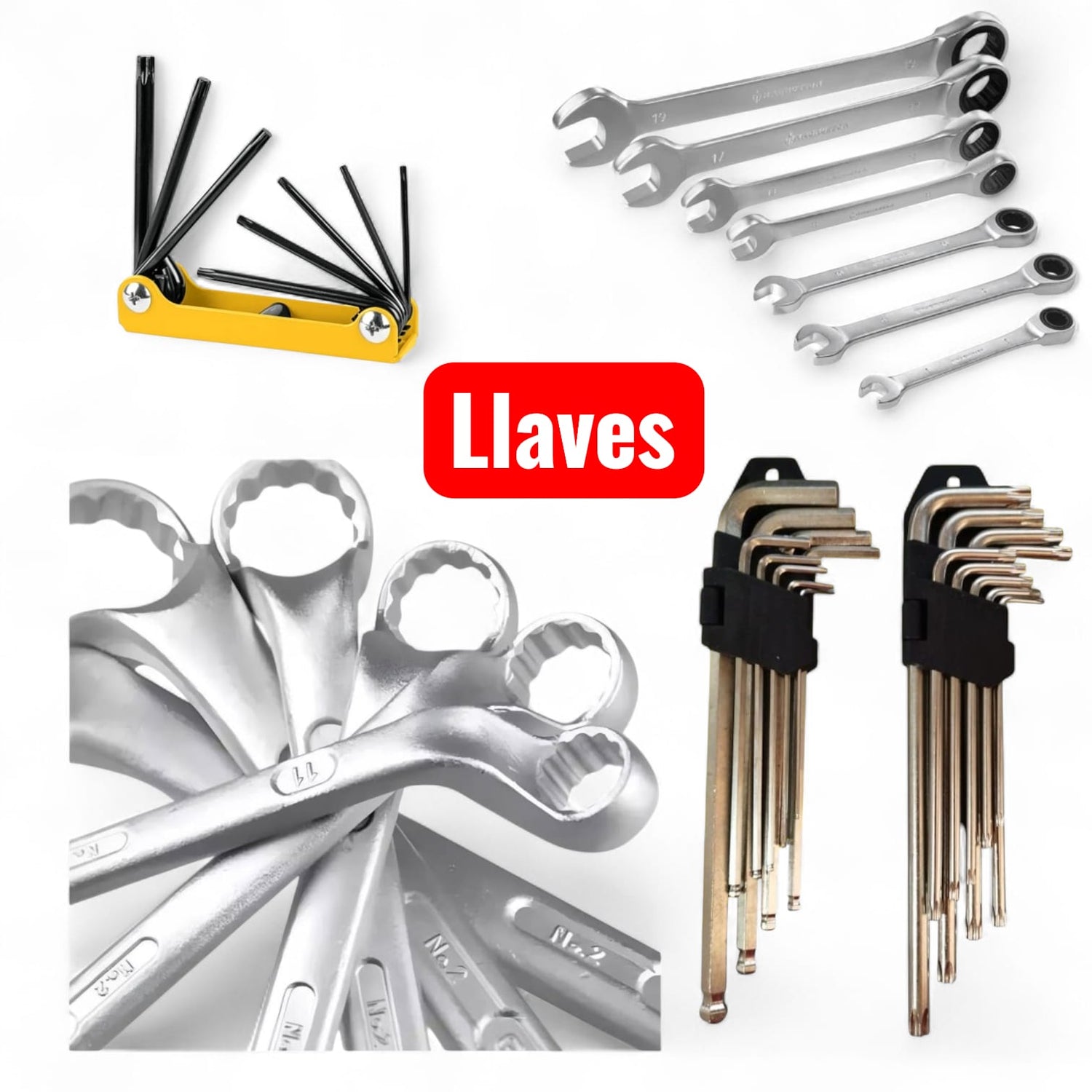 Llaves Mixtas - Llaves Allen - Llaves Torx - Llaves Peston