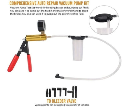 Probador de vacío purgador de frenos