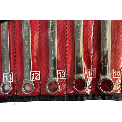 llaves milimetricas x 11 piezas (8, 9, 10, 11, 12, 13, 14, 15, 16, 17 y 19 mm)