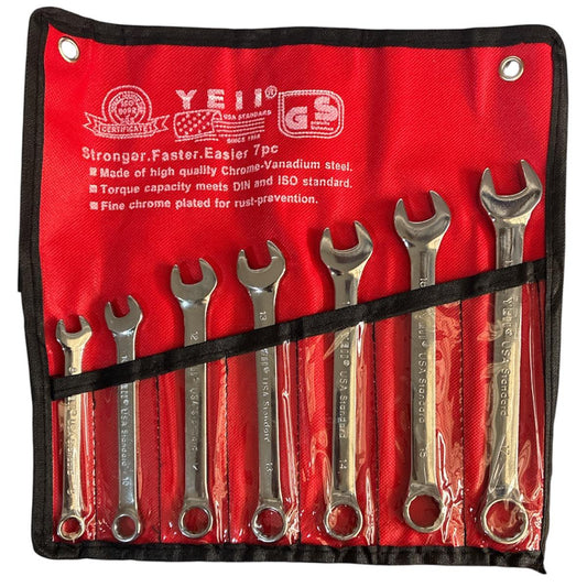 Llaves milimétricas x 7 piezas (8, 10, 12, 13, 14, 15 y 17 mm)