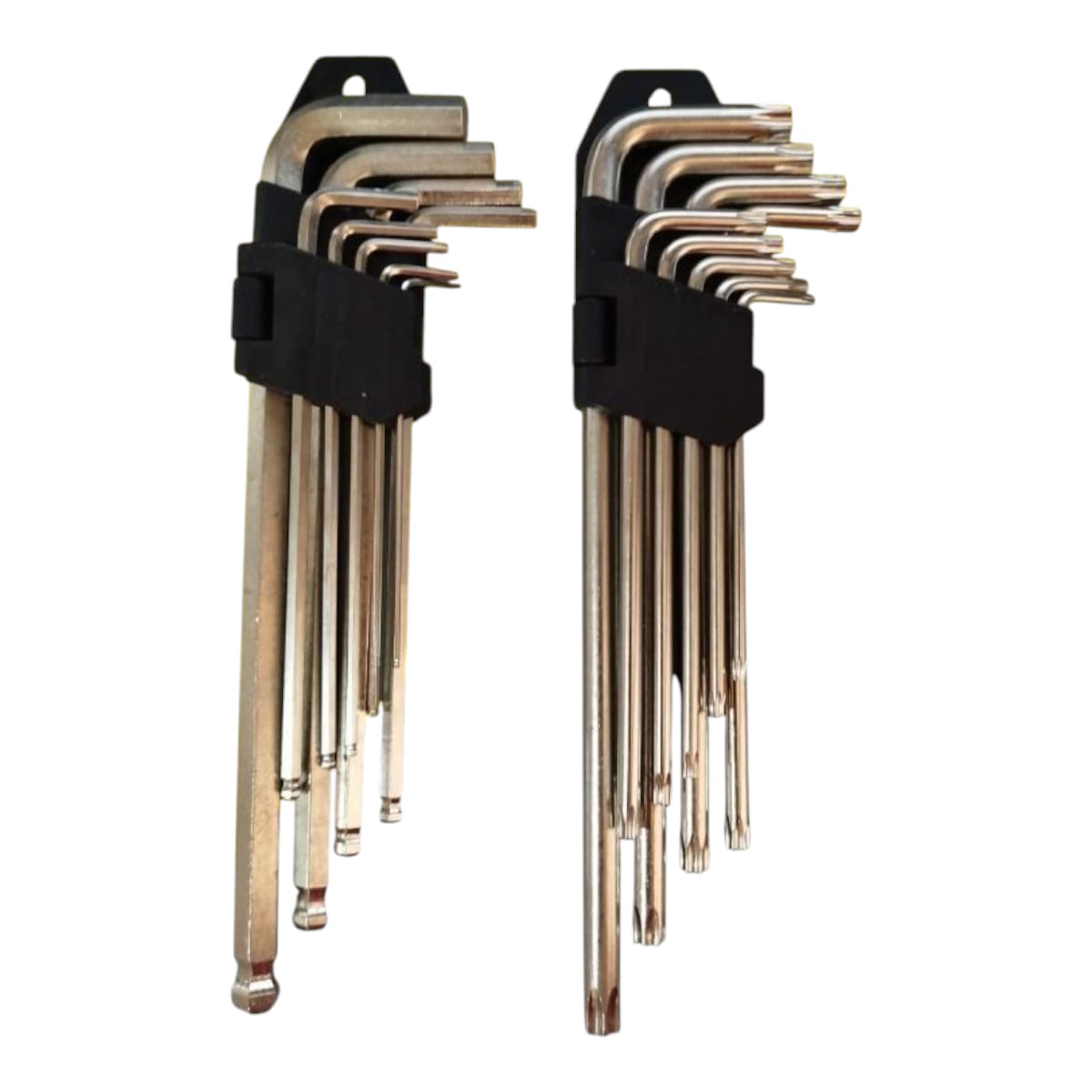 Llaves Allen + llaves torx largas 18 piezas