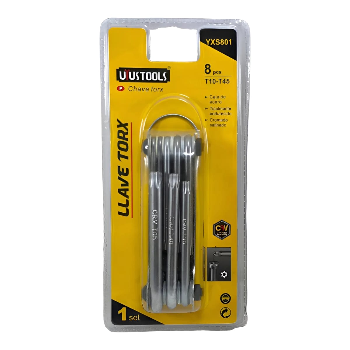 Llaves Torx tipo navaja Uyustools x 8 piezas