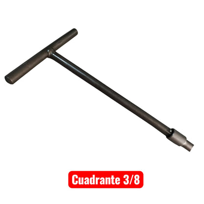 Llave T Para Barras Telescópicas Punta Diamante Motos 3/8