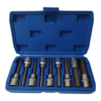 Puntas Allen o Hexagonales en Cuadrante de 1/2" X 9 Piezas