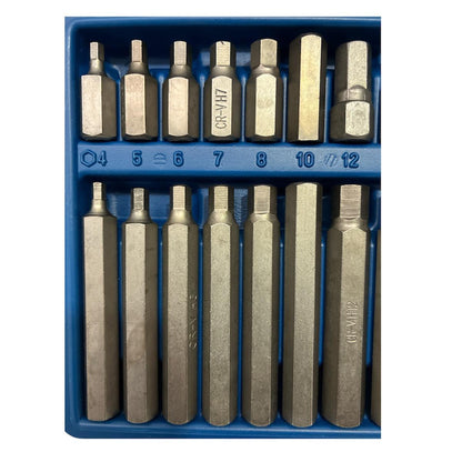 Puntas para Destornillador Torx, Allen y Triple Square o 12 puntas x 40 Piezas