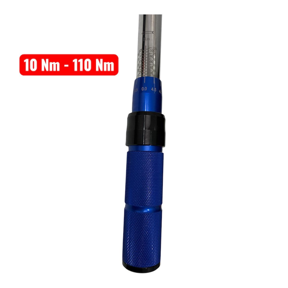 Torquímetro 3/8 - 10 a 110 Newton Metros (7,5 a  81 Libras) MA