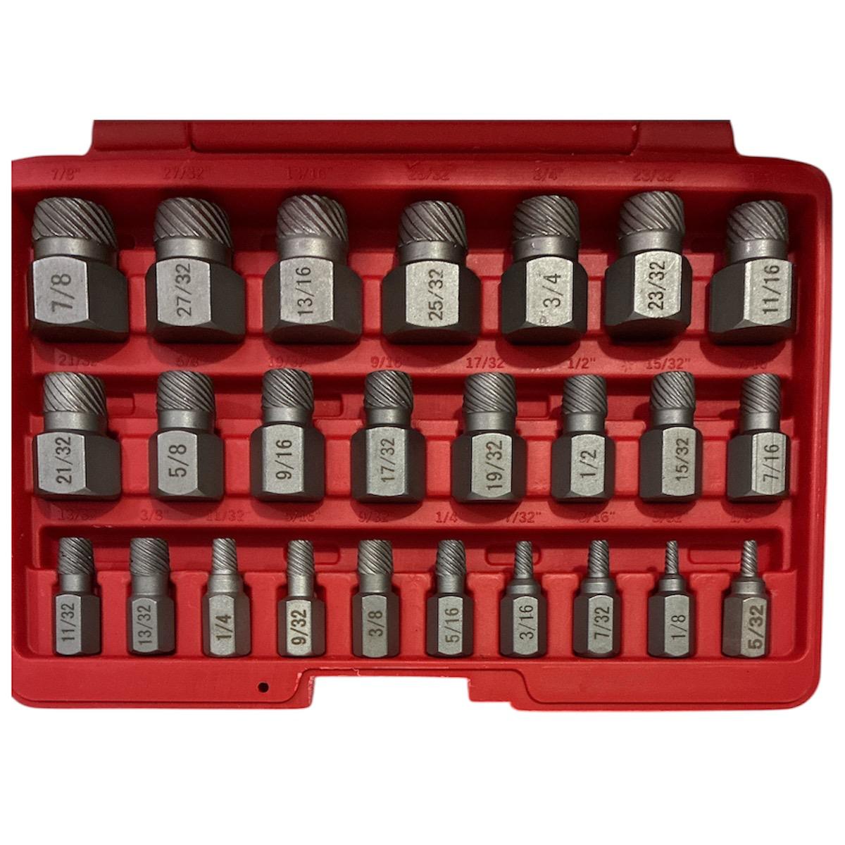 Extractor De Tornillos Dañados 25 Tamaños