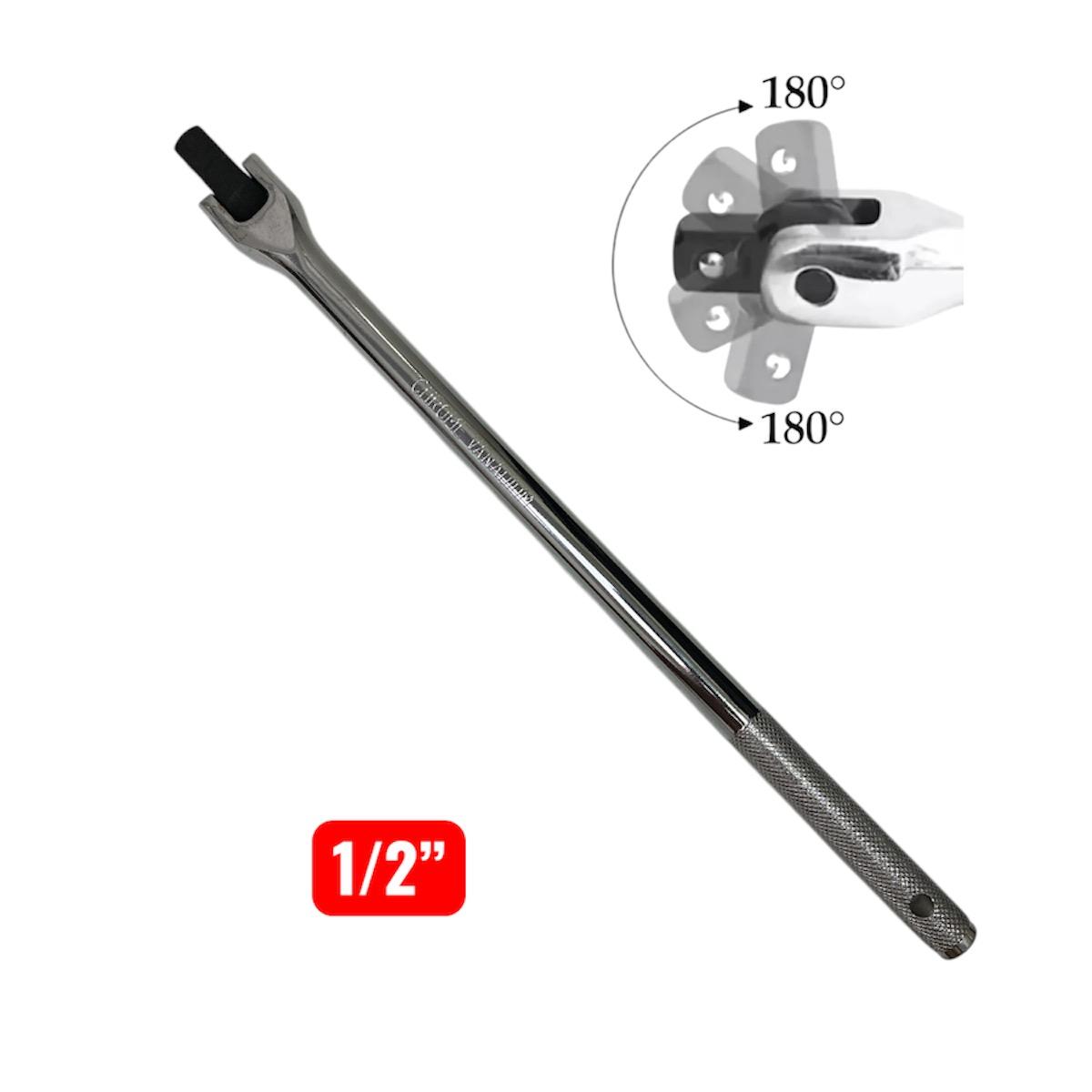 Palanca o Barra de fuerza articulada 1/2" - 37 centimetros