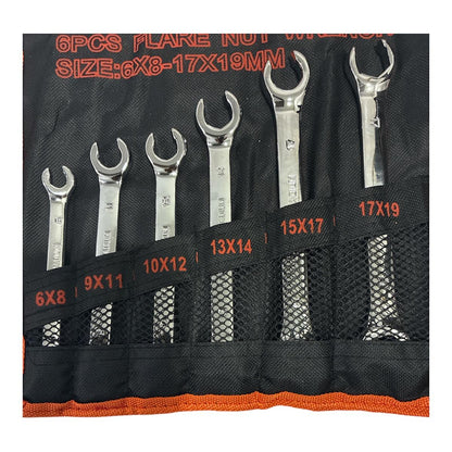 Juego De Llaves Para Racor x 6 unidades (6 mm hasta 19 mm)