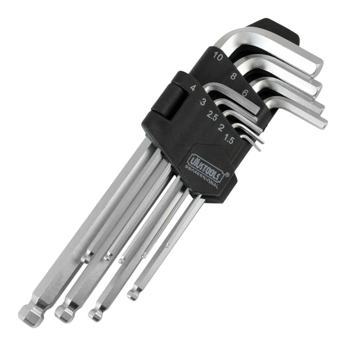 Llaves Allen Largas X 9 Uyustools - Llaves Bristol o Hexagonales