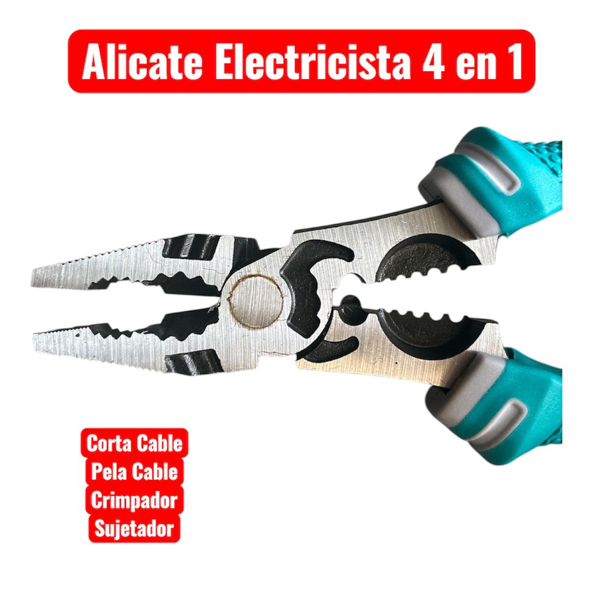Alicate Multifuncional 4 en 1 para electricista 8"