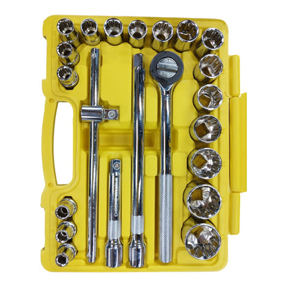 Juego de Rachet 1/2 + Copas y extensiones X 22 Piezas