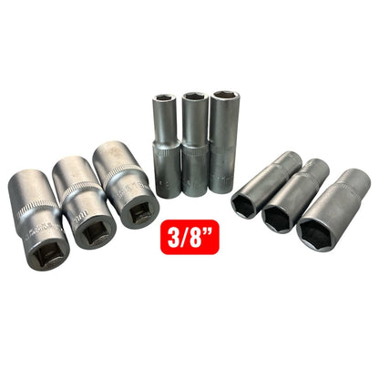 Copas Largas Cuadrante 3/8 X 9 PIEZAS