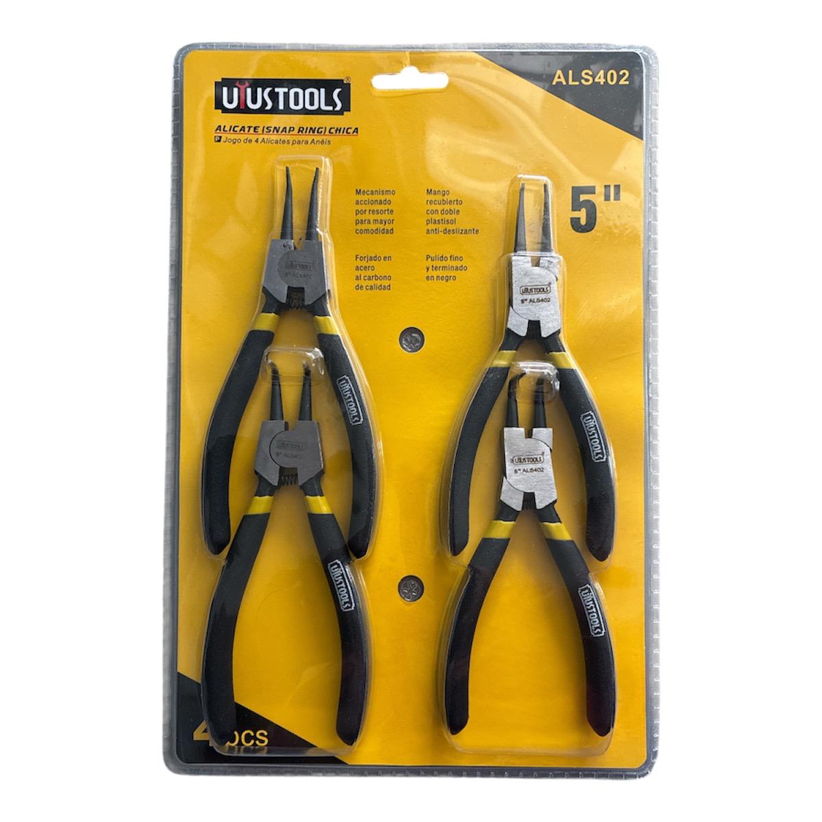 Pinzas saca pines 5" - Juego x 4 unidades Uyustools