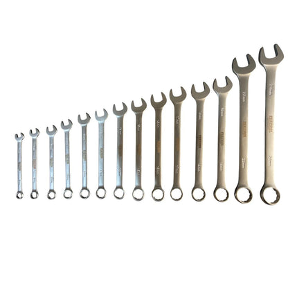 Llaves milimétricas x 14 piezas (8,9,10,11,12,13,14,15,16,17,18,19,22 y 24 mm)