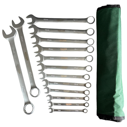 Llaves milimétricas x 14 piezas (8,9,10,11,12,13,14,15,16,17,18,19,22 y 24 mm)