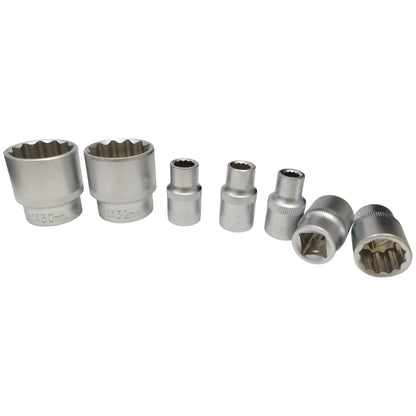 Copas Estriadas cuadrante de 1/2 x 19 Piezas