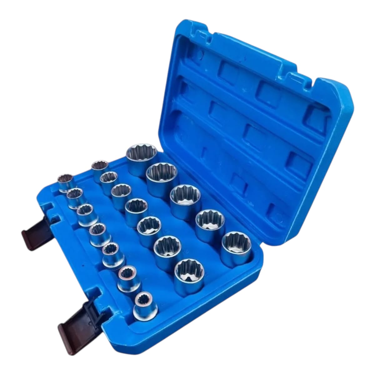 Copas Estriadas cuadrante de 1/2 x 19 Piezas