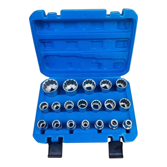 Copas Estriadas cuadrante de 1/2 x 19 Piezas