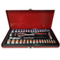 Caja de 40 piezas Rachet de 3/8 con copas 3/8 y 1/4