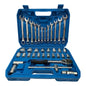 Caja 37 Piezas Rachet de 1/2 con copas y 12 llaves mixtas