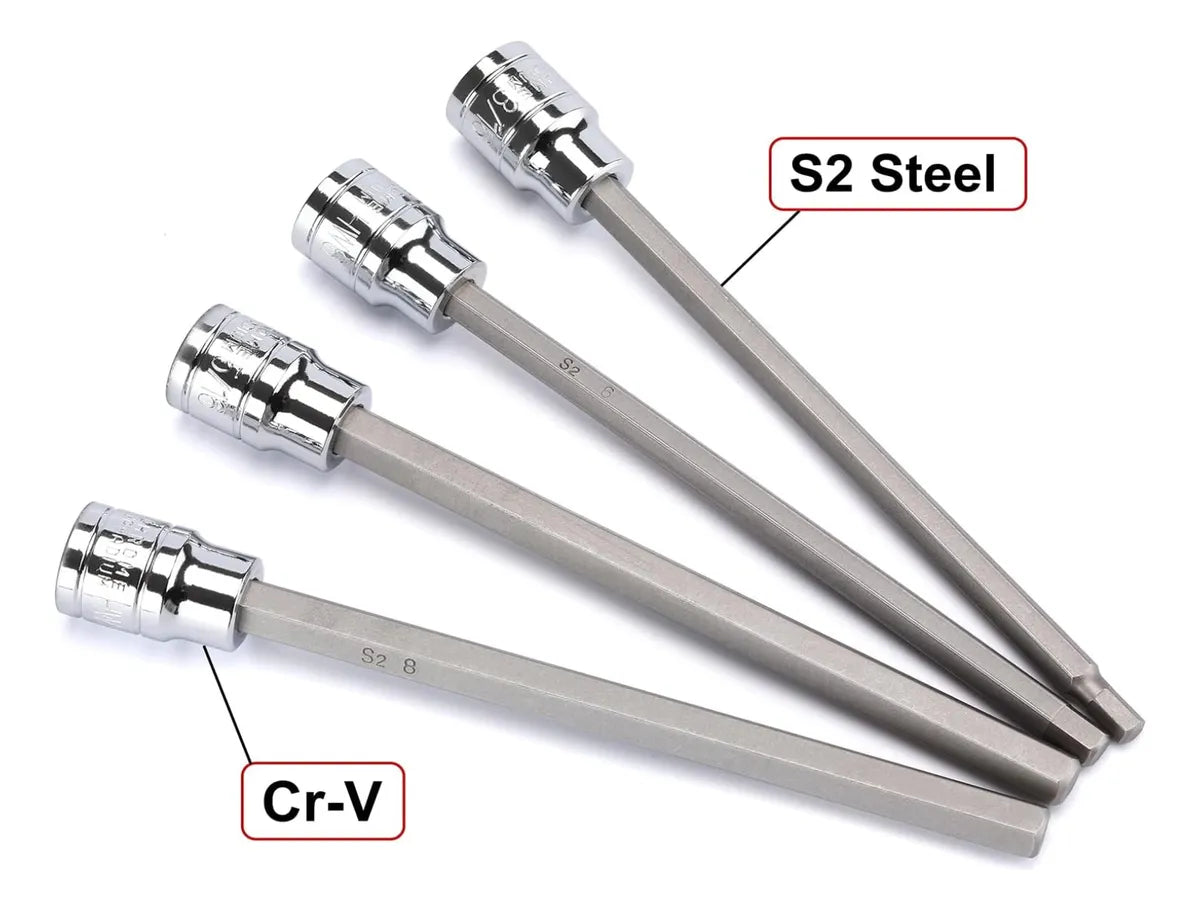 Copas puntas Allen Hexagonales cuadrante 3/8 X 10 Piezas - Brickell