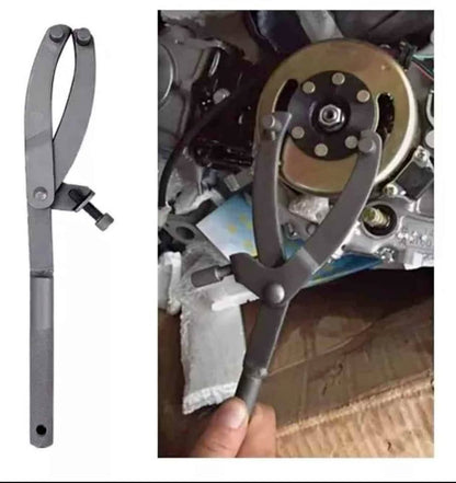 Llave sujetador de volante o embrague de moto